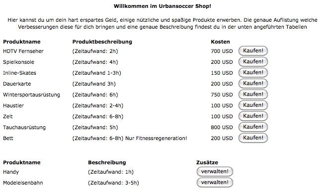 Screenshot Urbansoccer