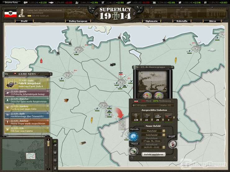 Screenshot Supremacy 1914