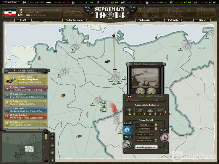 Screenshot Supremacy 1914