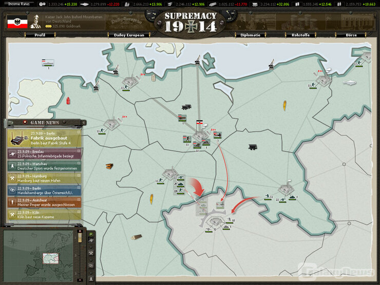 Screenshot Supremacy 1914