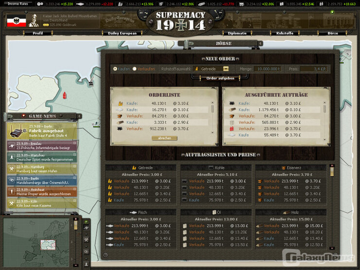 Screenshot Supremacy 1914