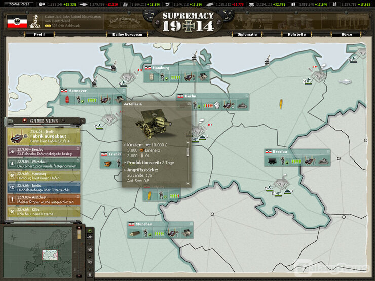 Screenshot Supremacy 1914