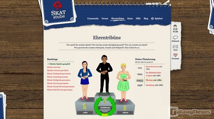 Screenshot Skatstube - Skat für Freunde