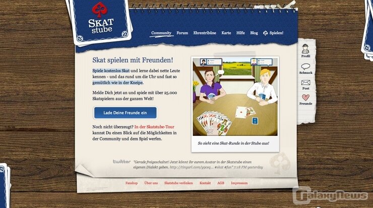 Screenshot Skatstube - Skat für Freunde