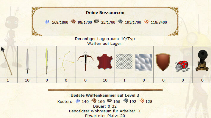 Screenshot World of Ants