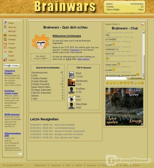 Screenshot Brainwars