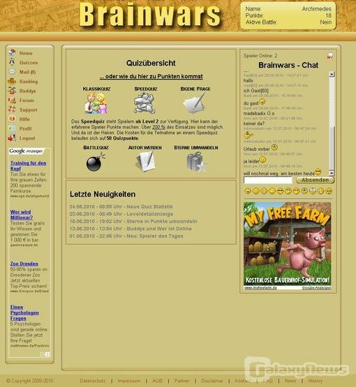 Screenshot Brainwars