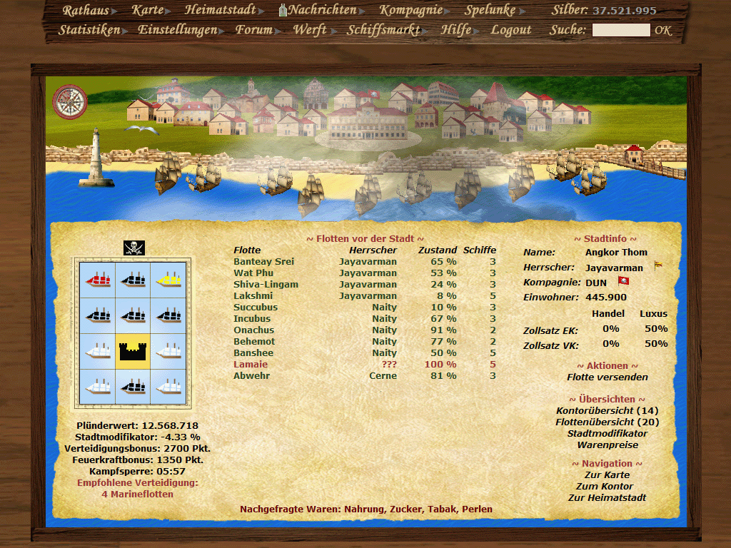 Screenshot Händler und Piraten