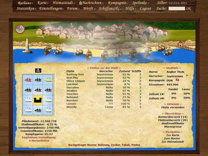 Screenshot Händler und Piraten