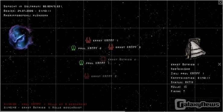 Screenshot CYBAEA - Das Strategie-Browserspiel