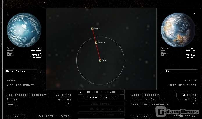 Screenshot CYBAEA - Das Strategie-Browserspiel