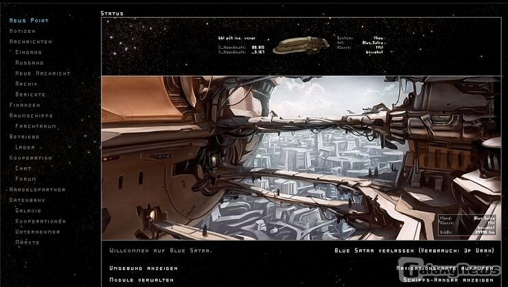 Screenshot CYBAEA - Das Strategie-Browserspiel