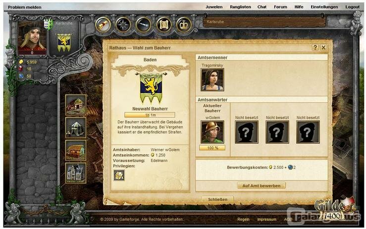 Screenshot Gilde 1400