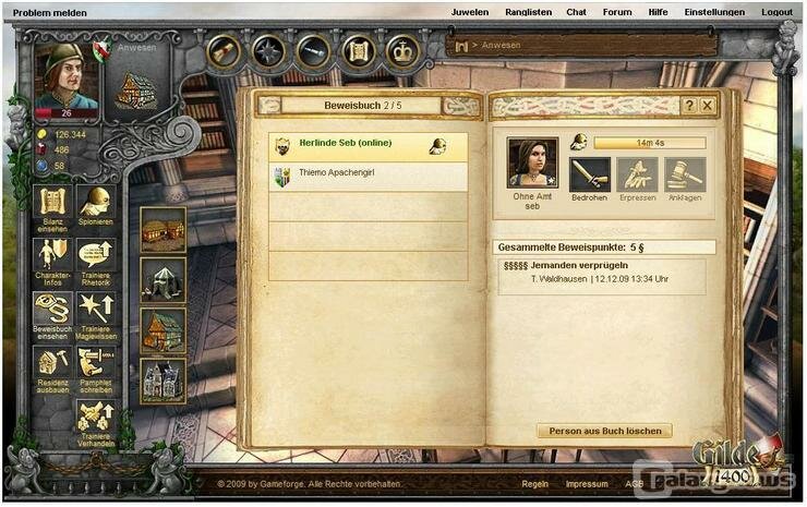 Screenshot Gilde 1400