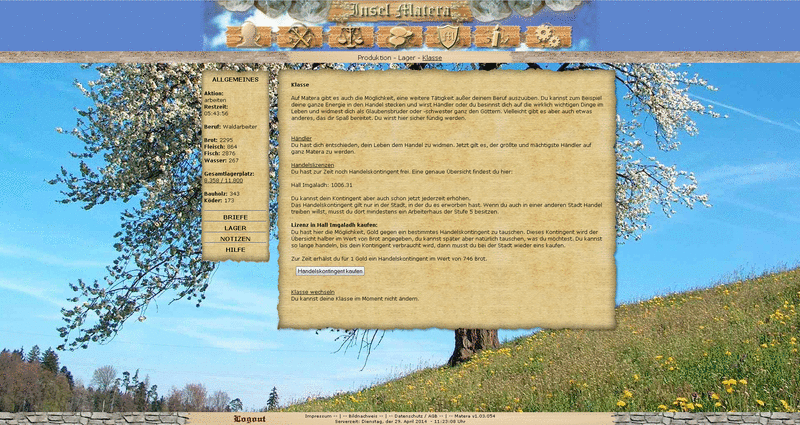 Screenshot Insel-Matera