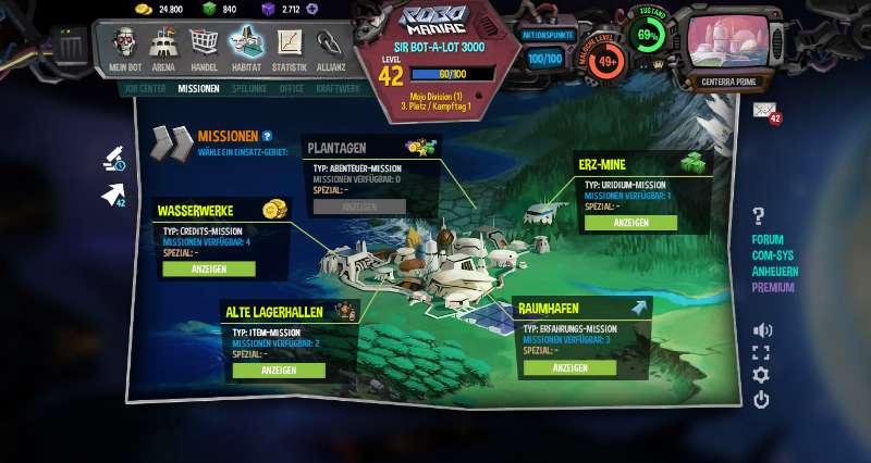 Screenshot ROBOMANIAC