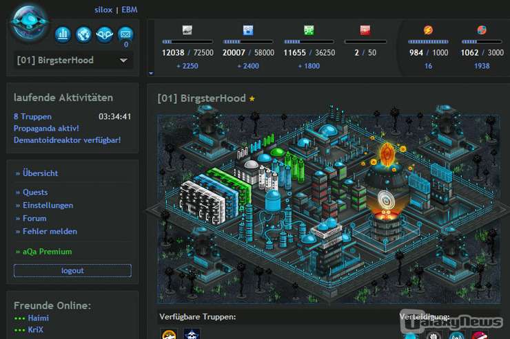 Screenshot aQa conflicts