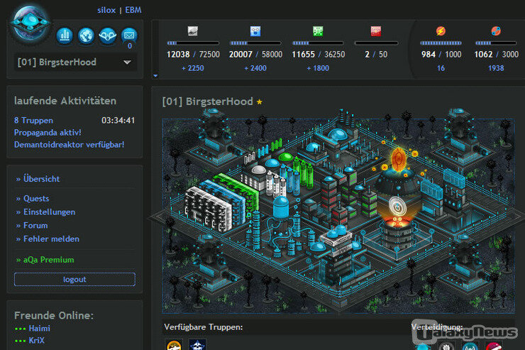 Screenshot aQa conflicts