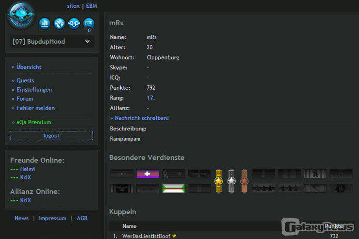 Screenshot aQa conflicts