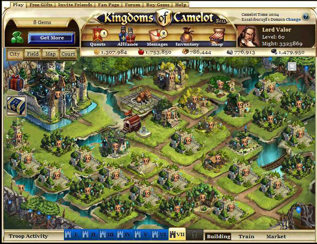 Screenshot Kingdoms of Camelot