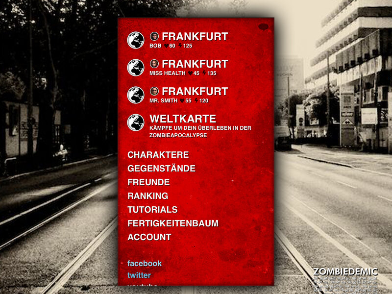 Screenshot ZOMBIEDEMIC- Das Zombie Browsergame