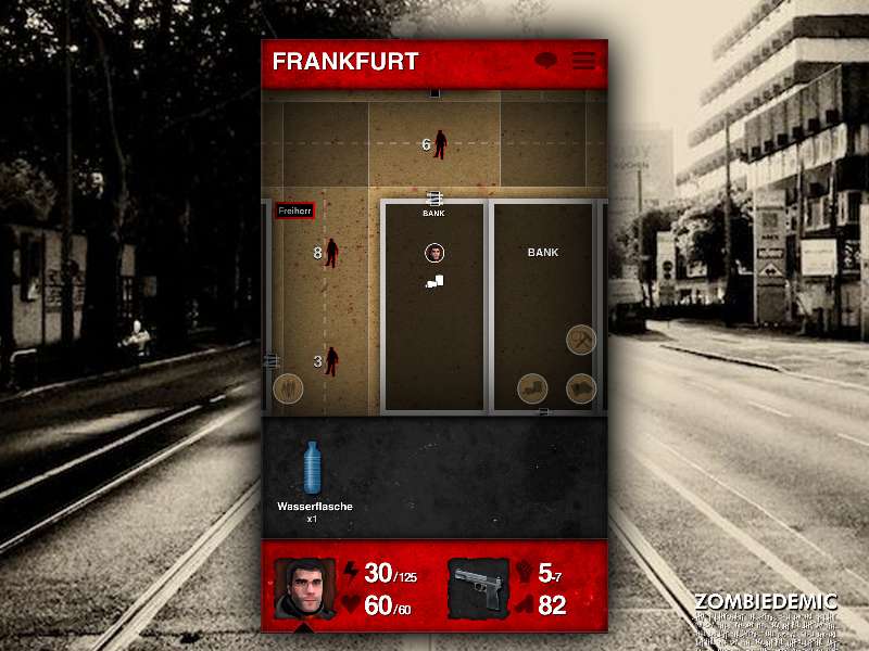 Screenshot ZOMBIEDEMIC- Das Zombie Browsergame