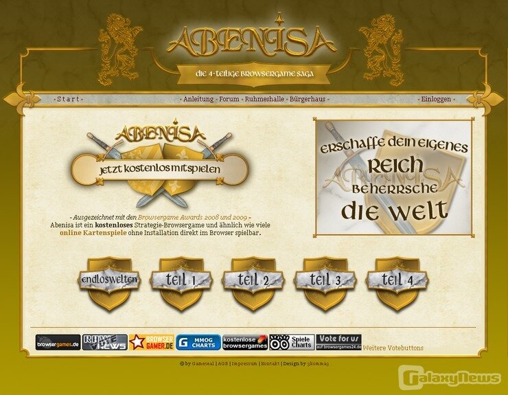 Screenshot Abenisa - Die 4-teilige Browsergamesaga