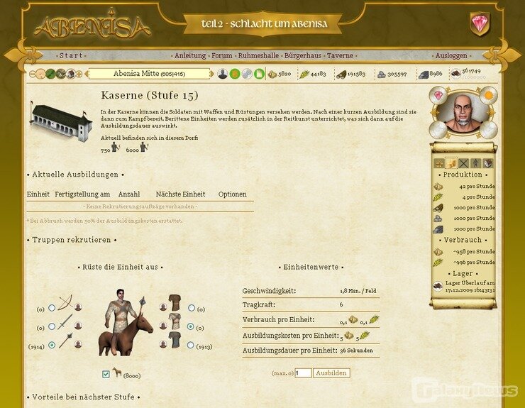 Screenshot Abenisa - Die 4-teilige Browsergamesaga