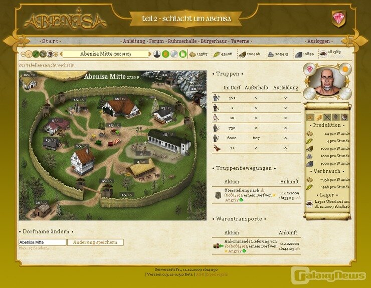Screenshot Abenisa - Die 4-teilige Browsergamesaga