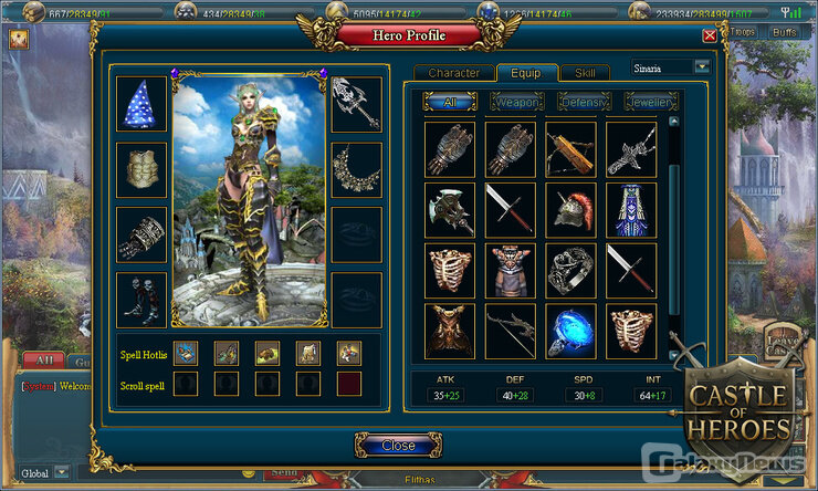 Screenshot Castle of Heroes