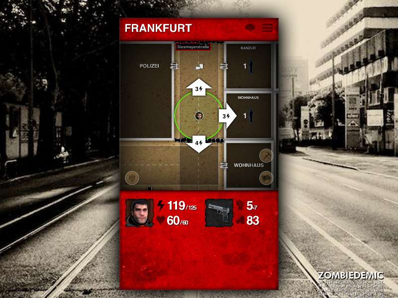 Screenshot ZOMBIEDEMIC- Das Zombie Browsergame