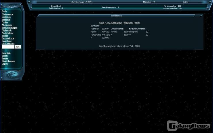 Screenshot Wurmlochspiel