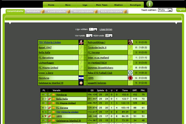 Screenshot gameact-Soccer