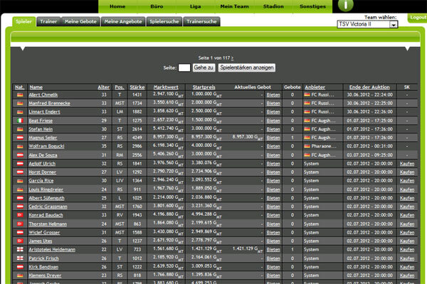 Screenshot gameact-Soccer