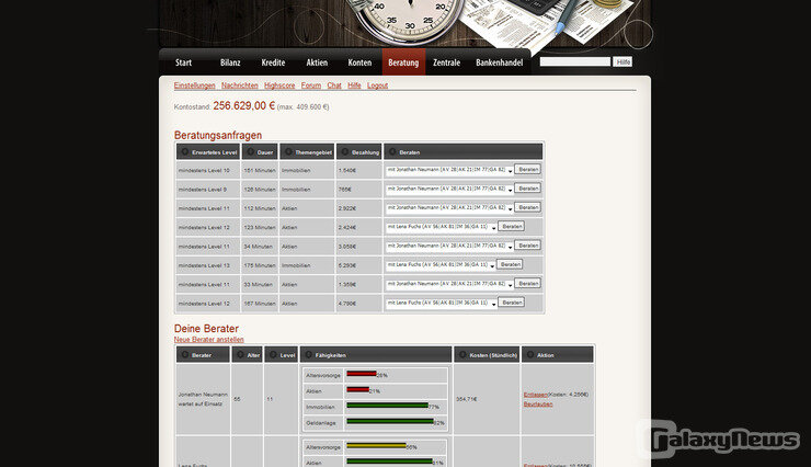 Screenshot Bankmanager