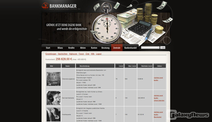 Screenshot Bankmanager