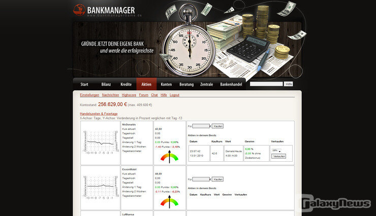 Screenshot Bankmanager