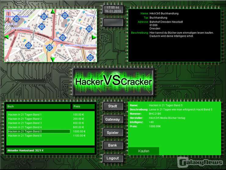 Screenshot HackerVSCracker