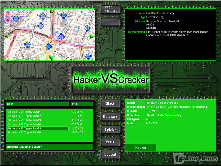 Screenshot HackerVSCracker