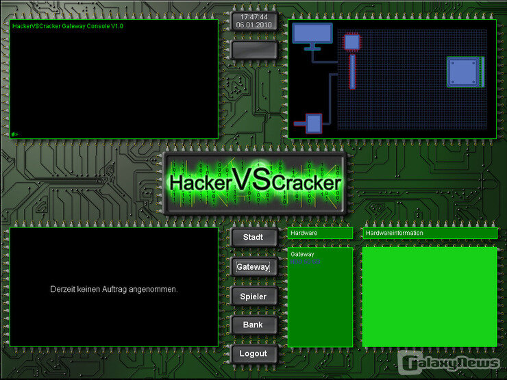 Screenshot HackerVSCracker