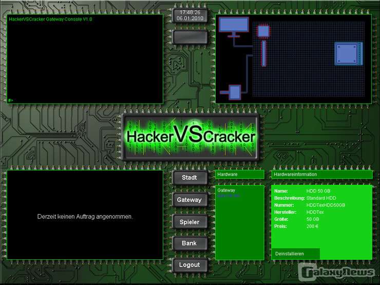 Screenshot HackerVSCracker