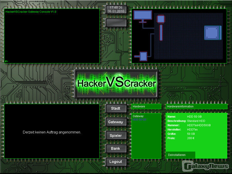Screenshot HackerVSCracker