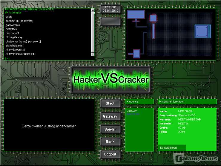 Screenshot HackerVSCracker