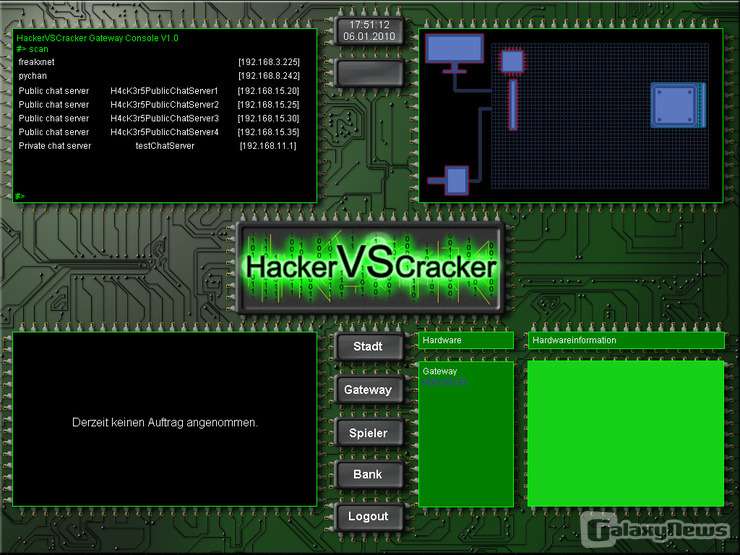 Screenshot HackerVSCracker