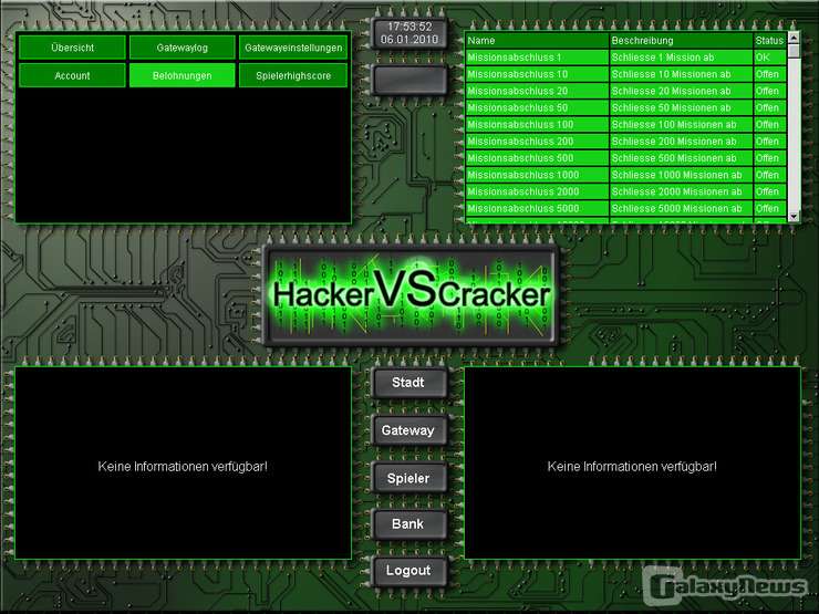 Screenshot HackerVSCracker