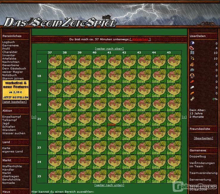 Screenshot SteinZeitSpiel