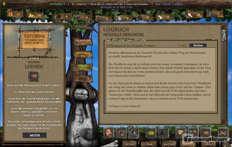 Screenshot SteinZeitSpiel 2