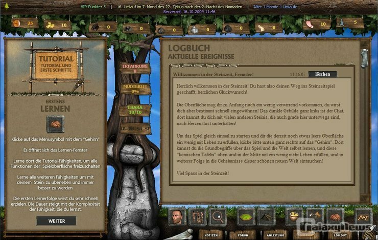 Screenshot SteinZeitSpiel 2