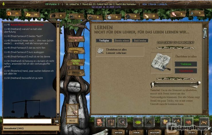 Screenshot SteinZeitSpiel 2