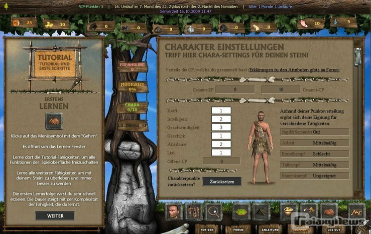 Screenshot SteinZeitSpiel 2